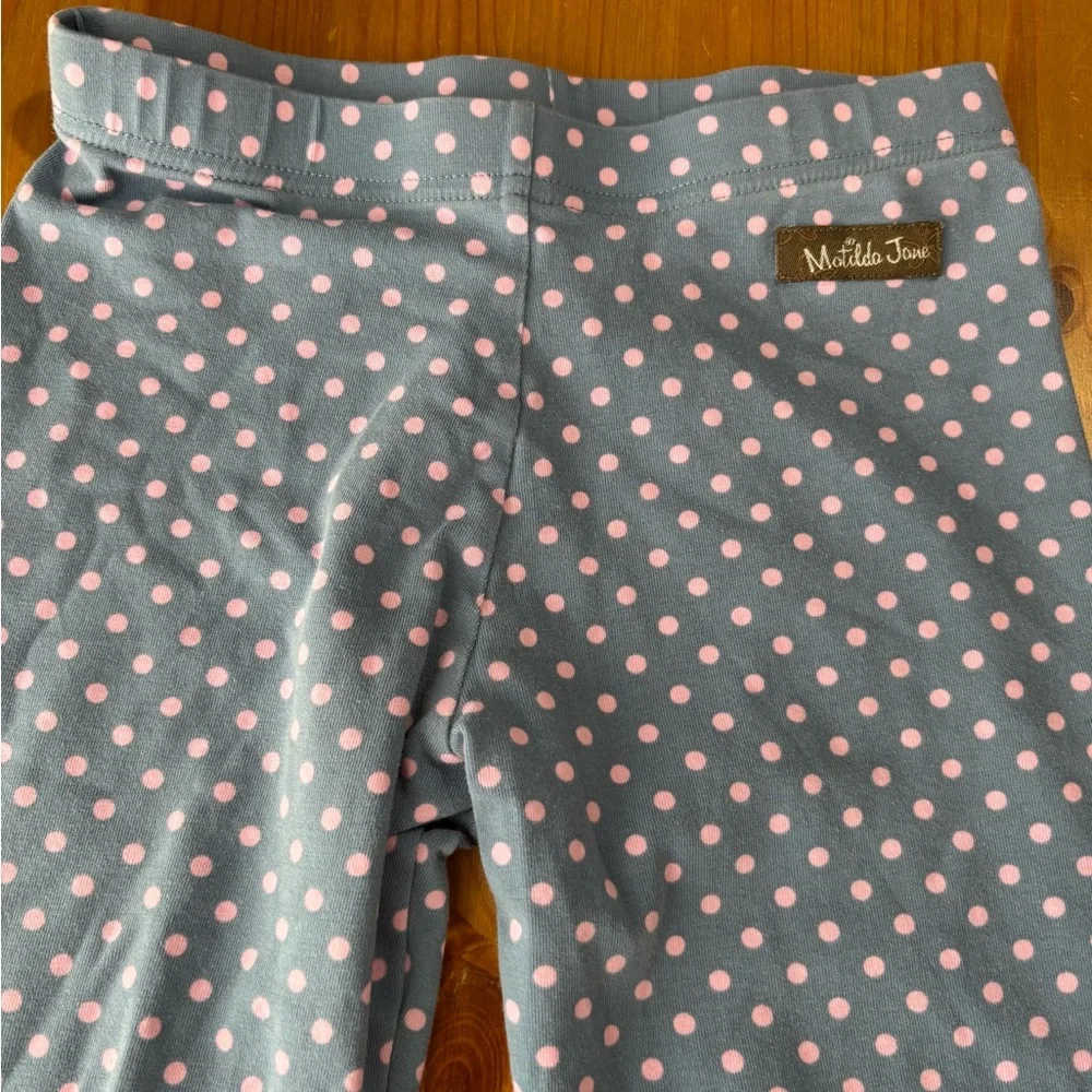 Girls' Matilda Jane Polka Dot‎ Ruffle Button Leggings Size 8